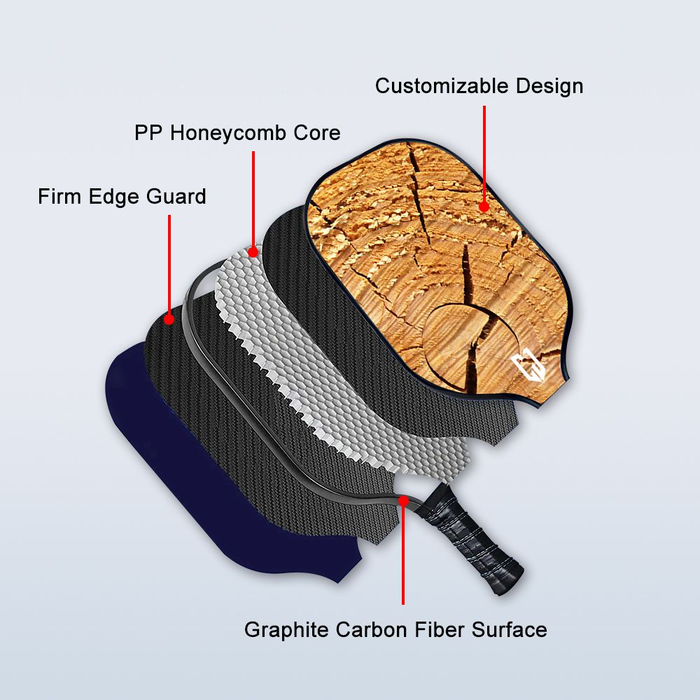 Paleta de Pickleball de fibra de vidrio
