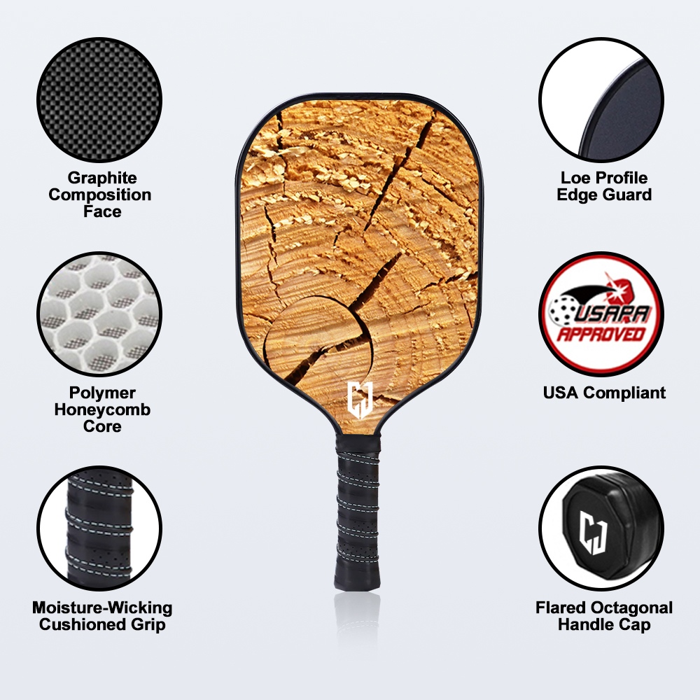 Paleta de Pickleball de fibra de carbono termoformada