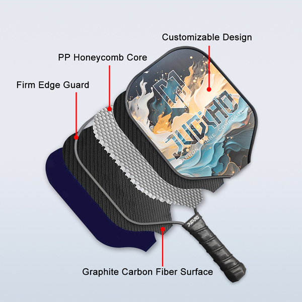Paleta de Pickleball de fibra de carbono