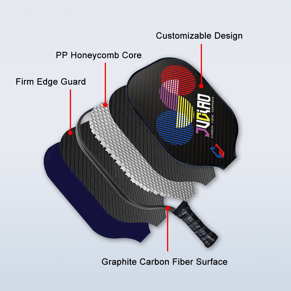 Paleta de Pickleball de fibra de carbono t700