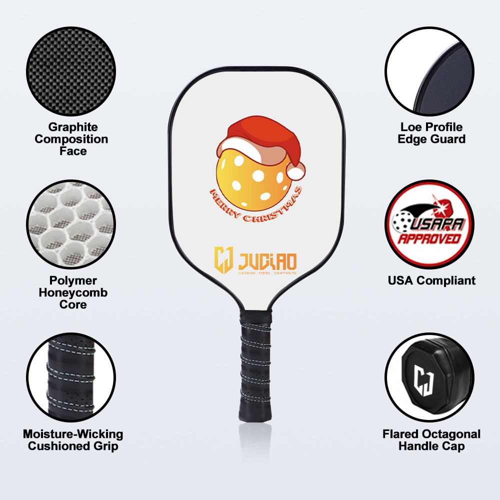 Paleta de Pickleball con logotipo personalizable