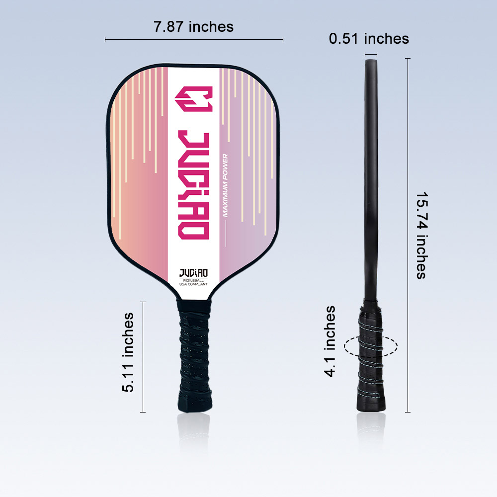 paleta de pickleball de fibra de carbono